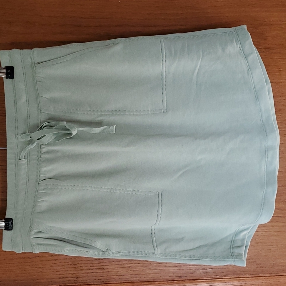 NWT - LOFT- Lou & Grey - Light Green MIDI Skirt